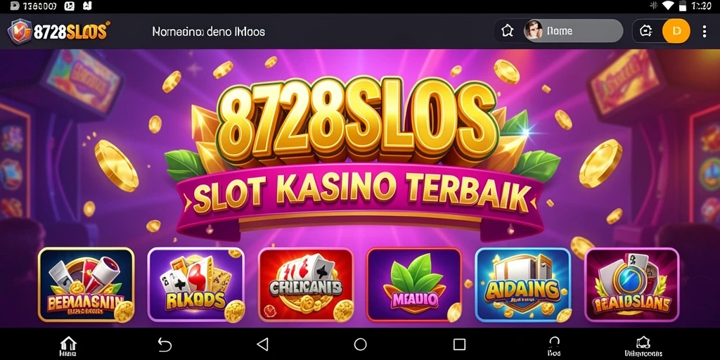 Tangkapan layar 8728SLOTS menunjukkan permainan slot yang menarik dan penuh warna.