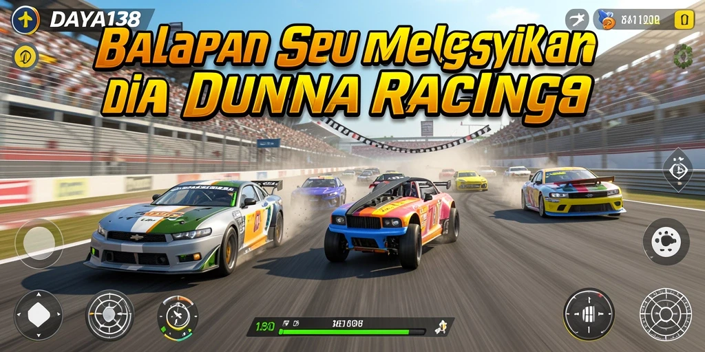 Screenshot dari gameplay balapan yang memukau di DAYA138.