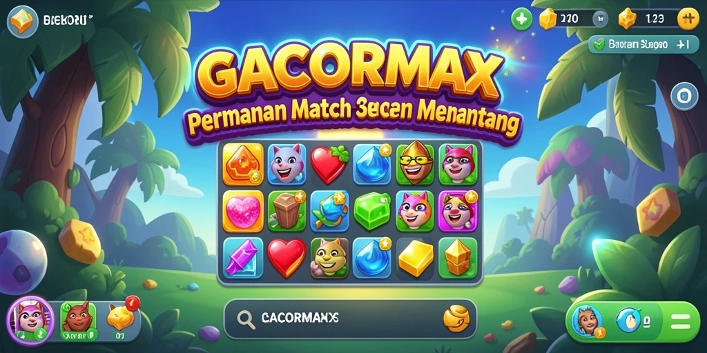 Tampilan gameplay GACORMAX yang seru dan penuh warna.