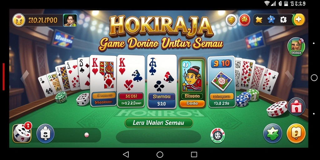 Tampilan gameplay HOKIRAJA dengan suasana bermain yang seru.