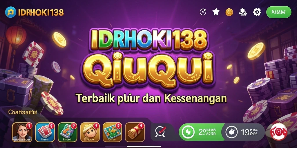 Screenshot gameplay QiuQiu IDRHOKI138 yang seru dan menantang.