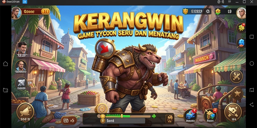Tampilan gameplay menawan dari KERANGWIN yang menyenangkan.