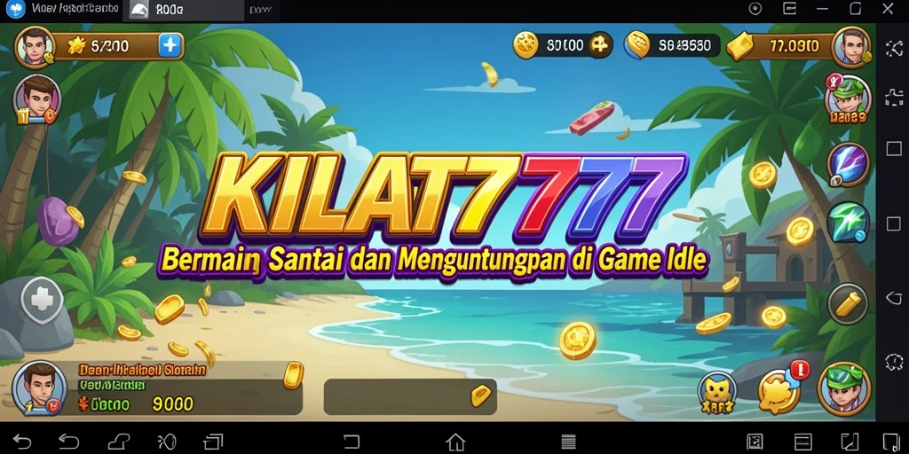 Tampilan gameplay KILAT777 yang menarik dan penuh warna.