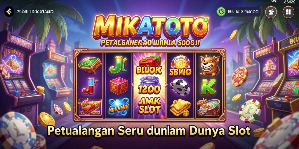 Tampilan menarik dan gameplay seru di MIKATOTO.