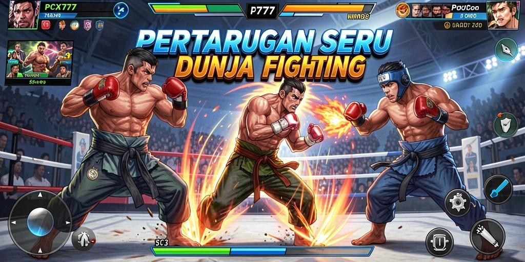 Tampilkan aksi seru pertarungan dalam gameplay PCX777.