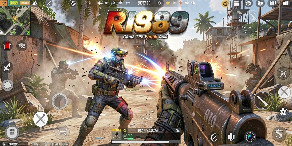 Gameplay mendebarkan RI889 dalam aksi seru.