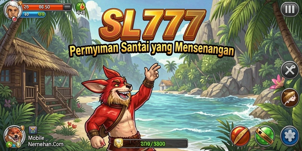 Tangkapan layar dari gameplay SL777 yang penuh warna dan menyenangkan.