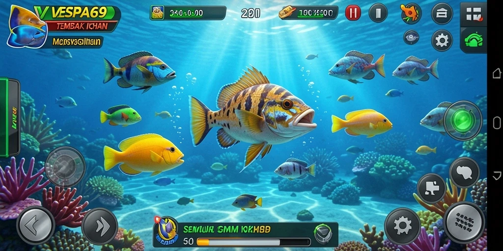 Gameplay seru dengan grafis menakjubkan di VESPA69.