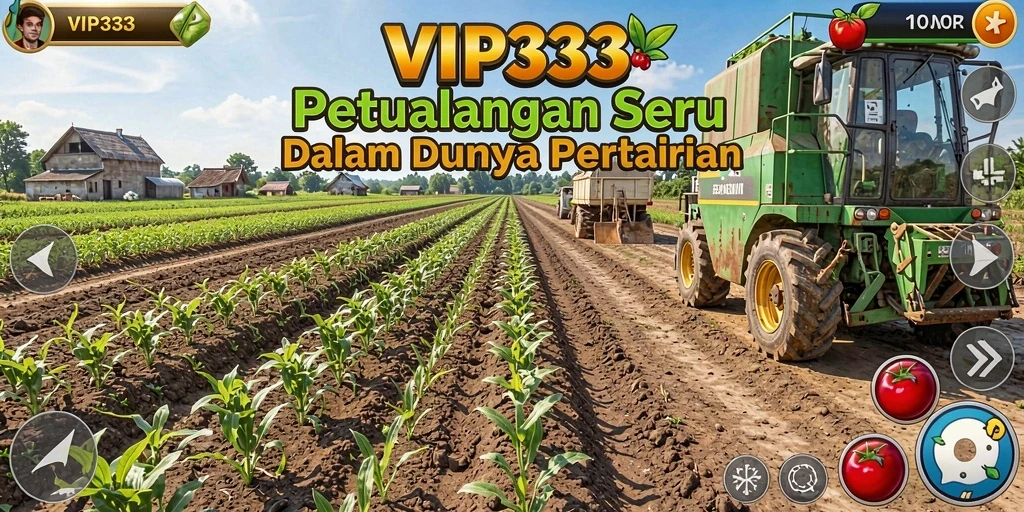 Screenshot gameplay VIP333 menampilkan aktivitas bertani yang seru dan interaktif.