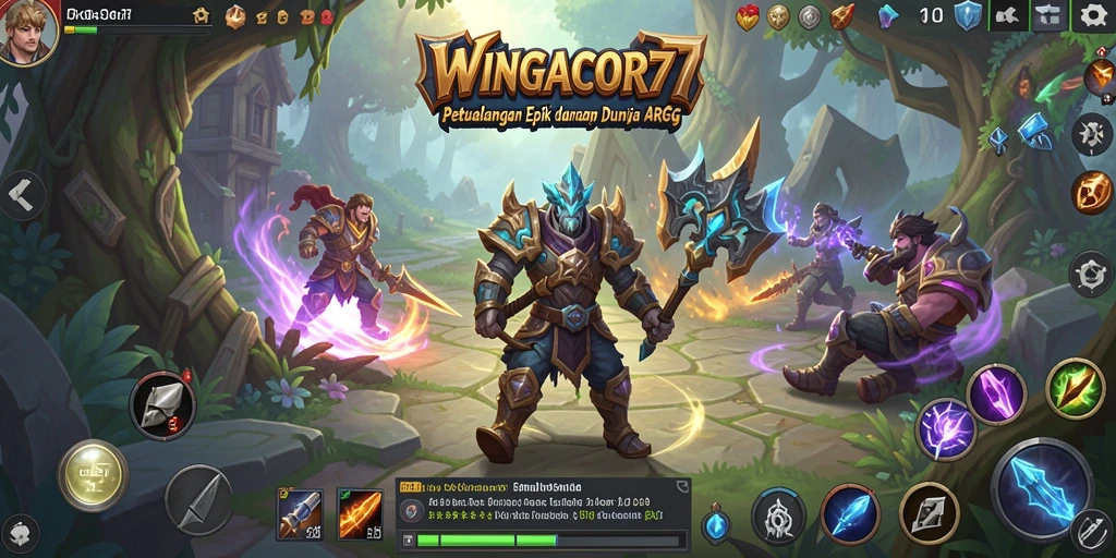 Screenshot gameplay WINGACOR77 menampilkan pertarungan seru dan grafis yang memukau.